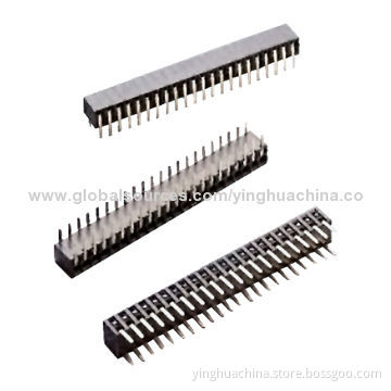 Female Headers, 2.0mm Pitch Side Entry Dual-row, Height of 4.2mm
